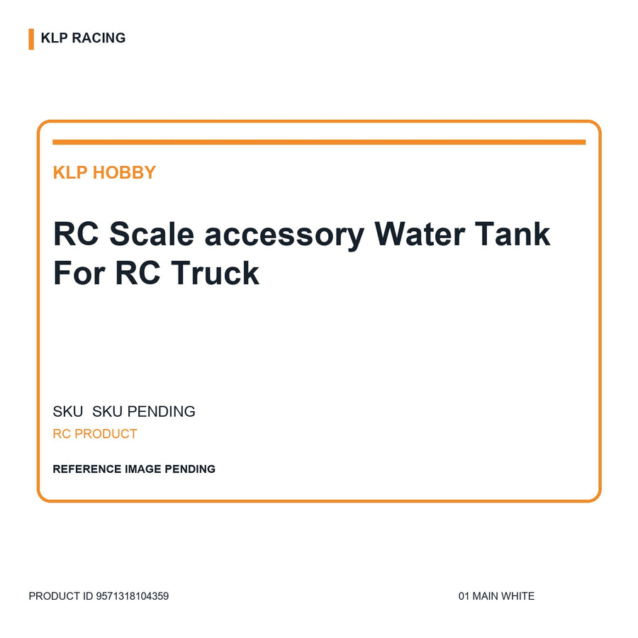 RC Scale Zubehör Wassertank für RC LKW