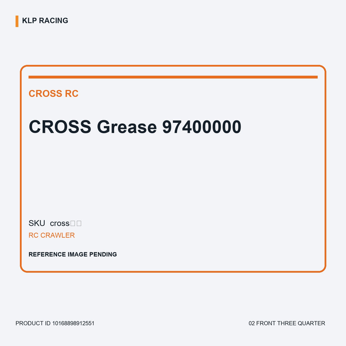 CROSS Grease 97400000 02 front three quarter