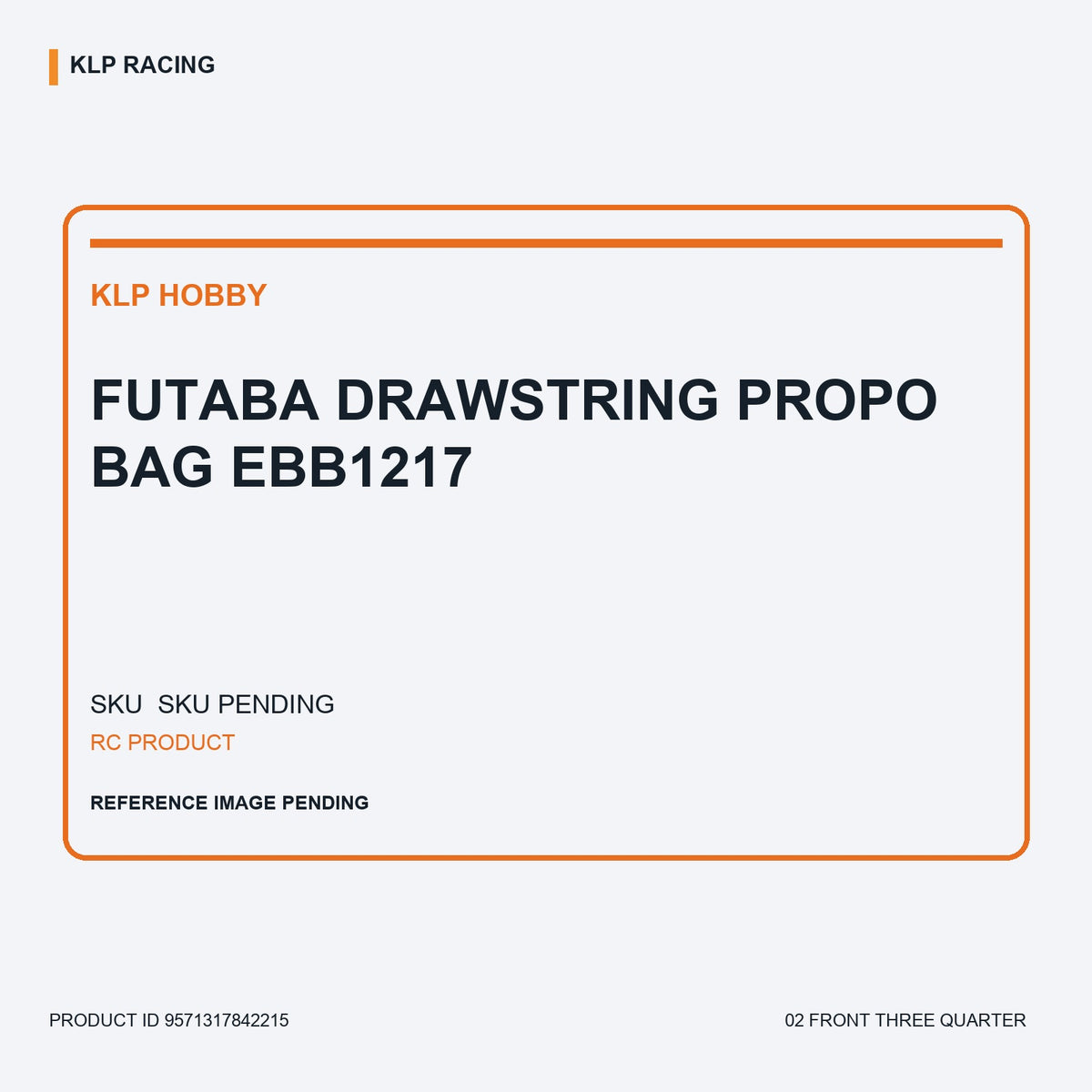 FUTABA DRAWSTRING PROPO BAG EBB1217 02 front three quarter