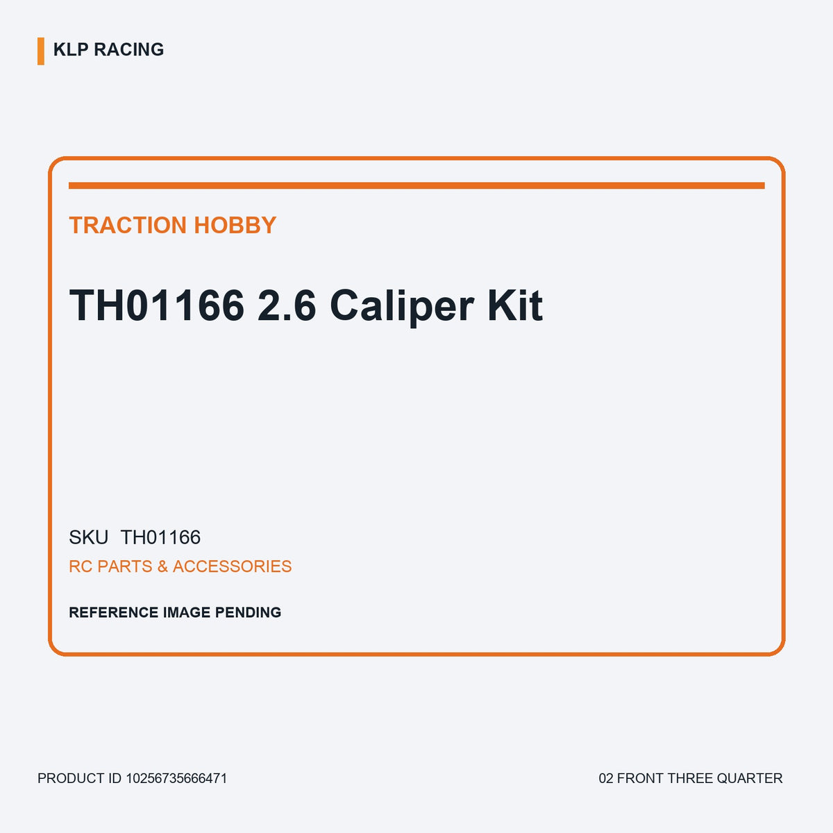 TH01166 2.6 Caliper Kit 02 front three quarter
