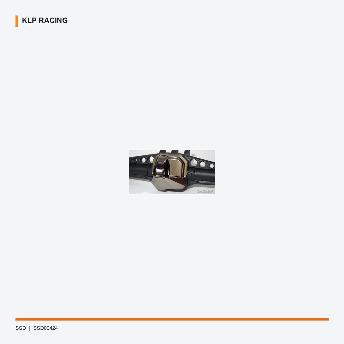 SSD HD Brass Diff Cover for SCX10 II  SSD00424 02 front three quarter