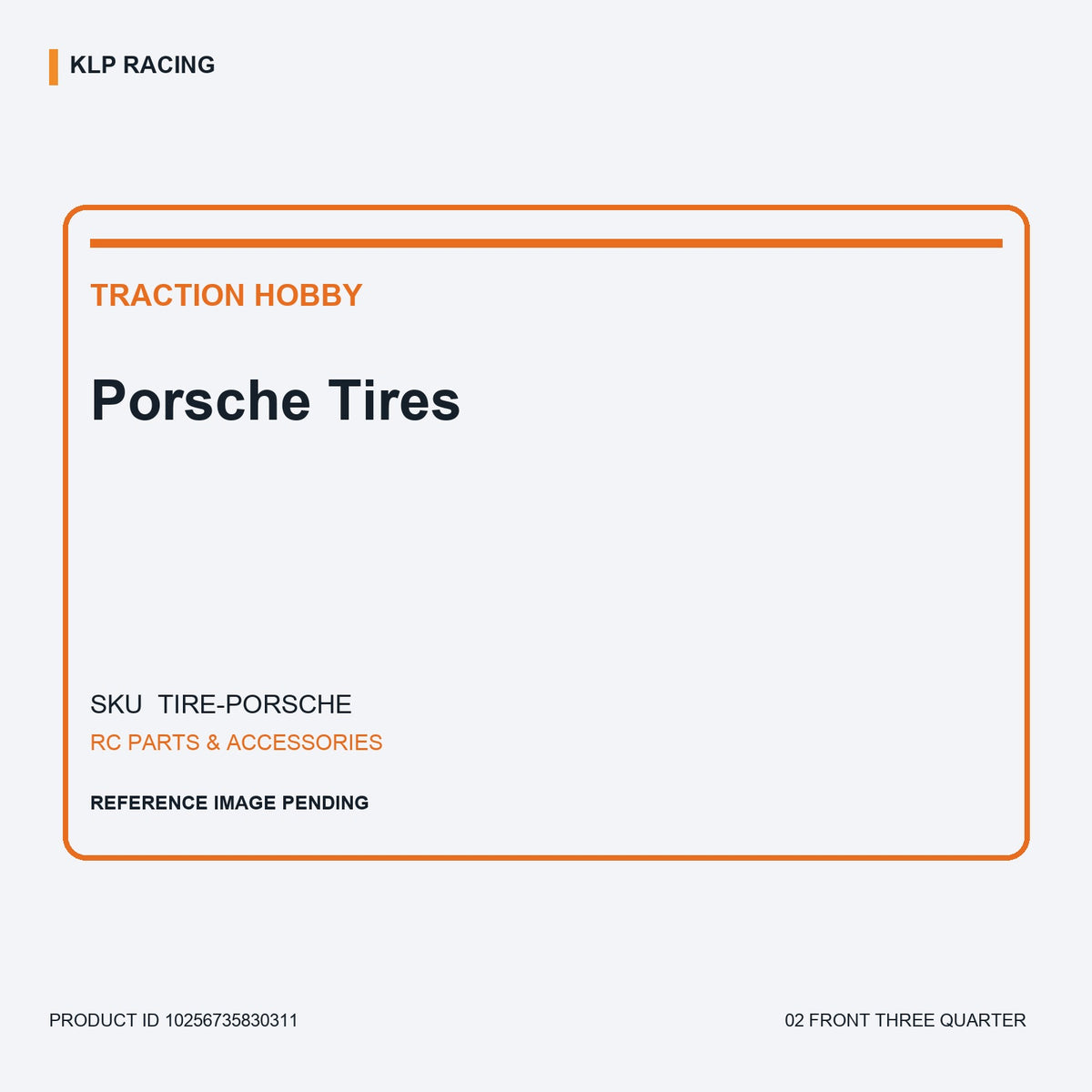 Porsche Tires 02 front three quarter