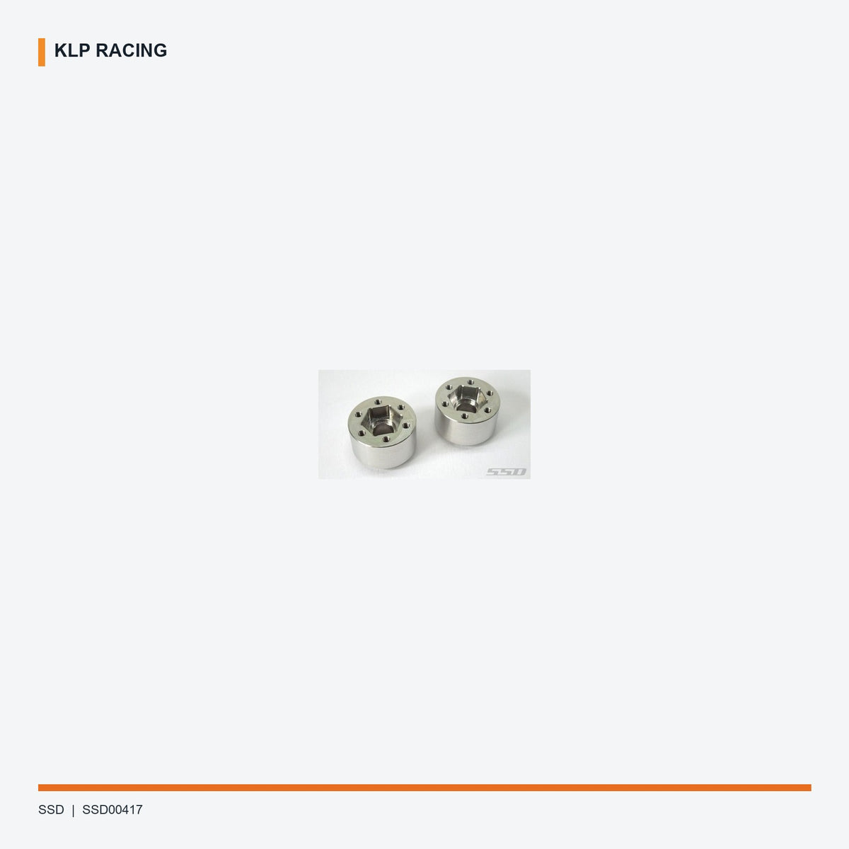 SSD RC Steel 3mm Offset Wheel Hub (2) SSD00417 02 front three quarter