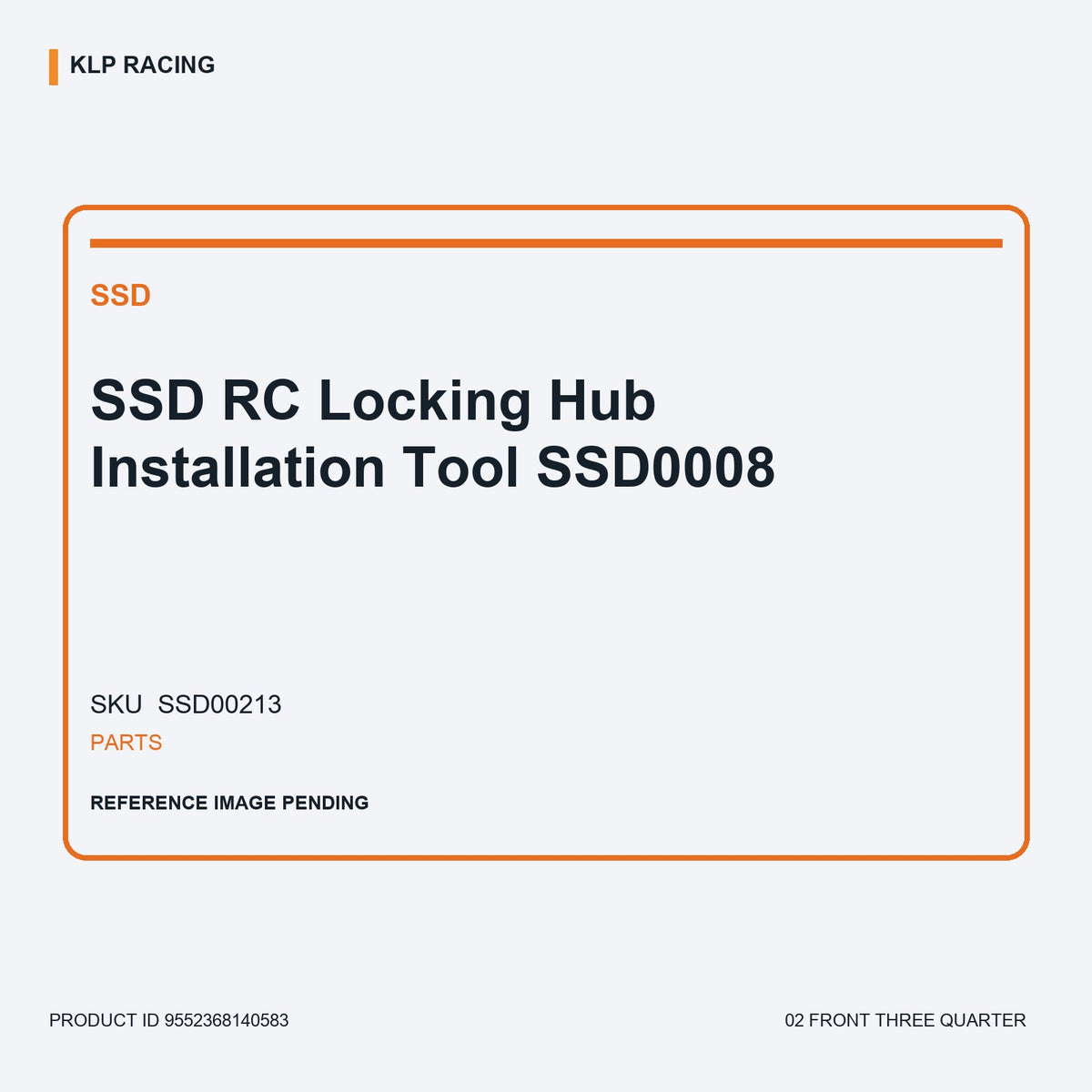 SSD RC Locking Hub Installation Tool SSD0008 02 front three quarter