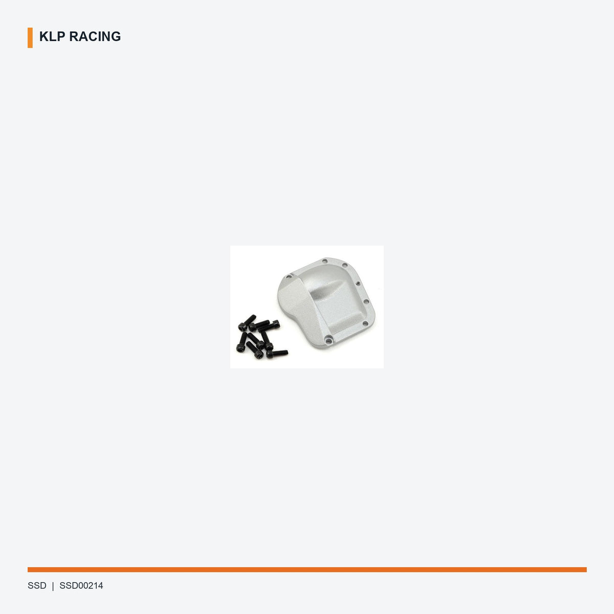 SSD RC Pro44 HD Metal Diff Cover (Silver) SSD00214 02 front three quarter