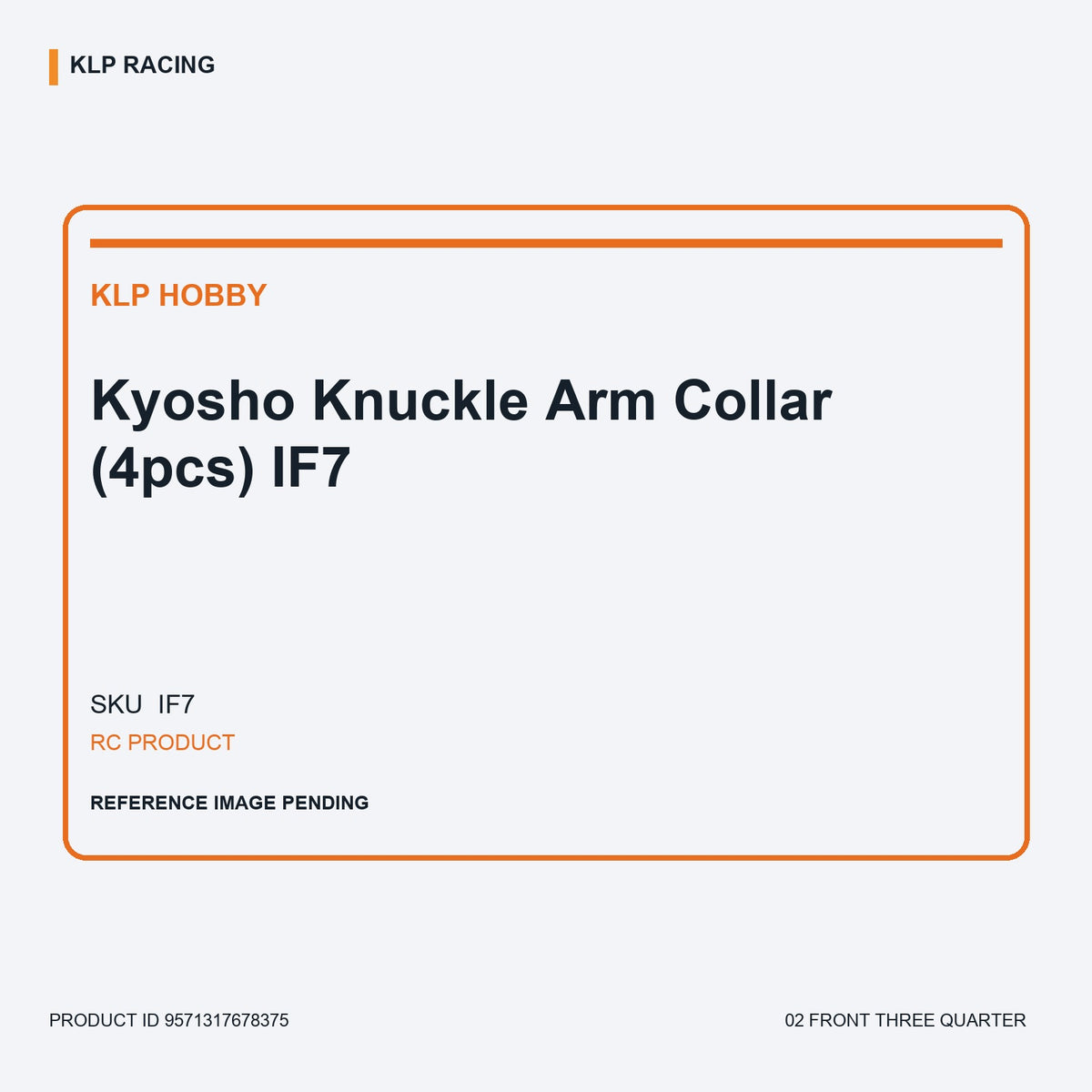 Kyosho Knuckle Arm Collar (4pcs) IF7 02 front three quarter