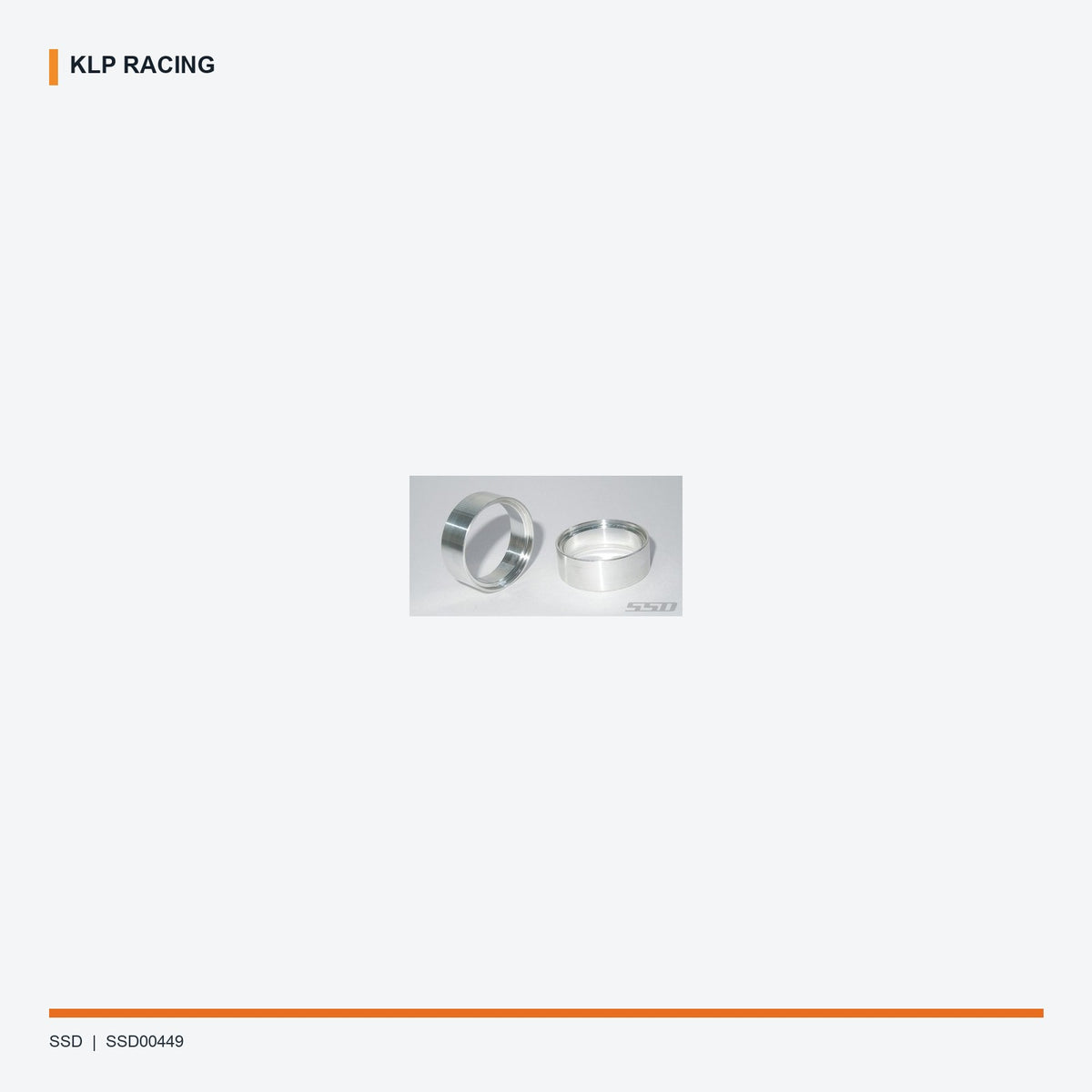 SSD RC 1.0” Aluminum Rings (2) SSD00449 02 front three quarter