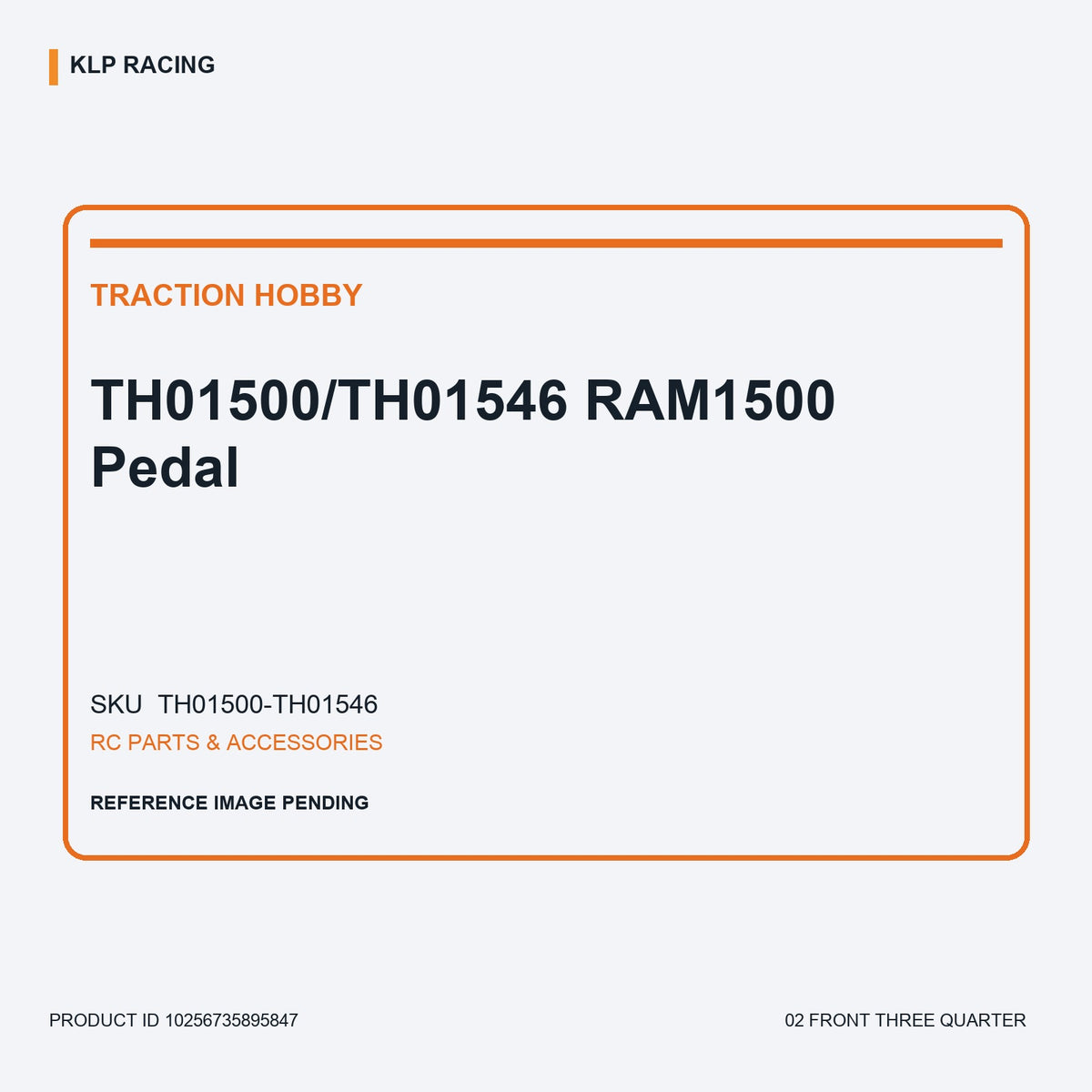 TH01500/TH01546 RAM1500 Pedal 02 front three quarter