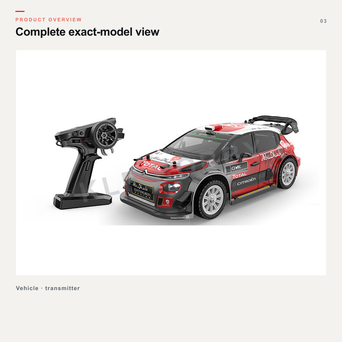 MJX Hyper Go 14303 complete vehicle and transmitter