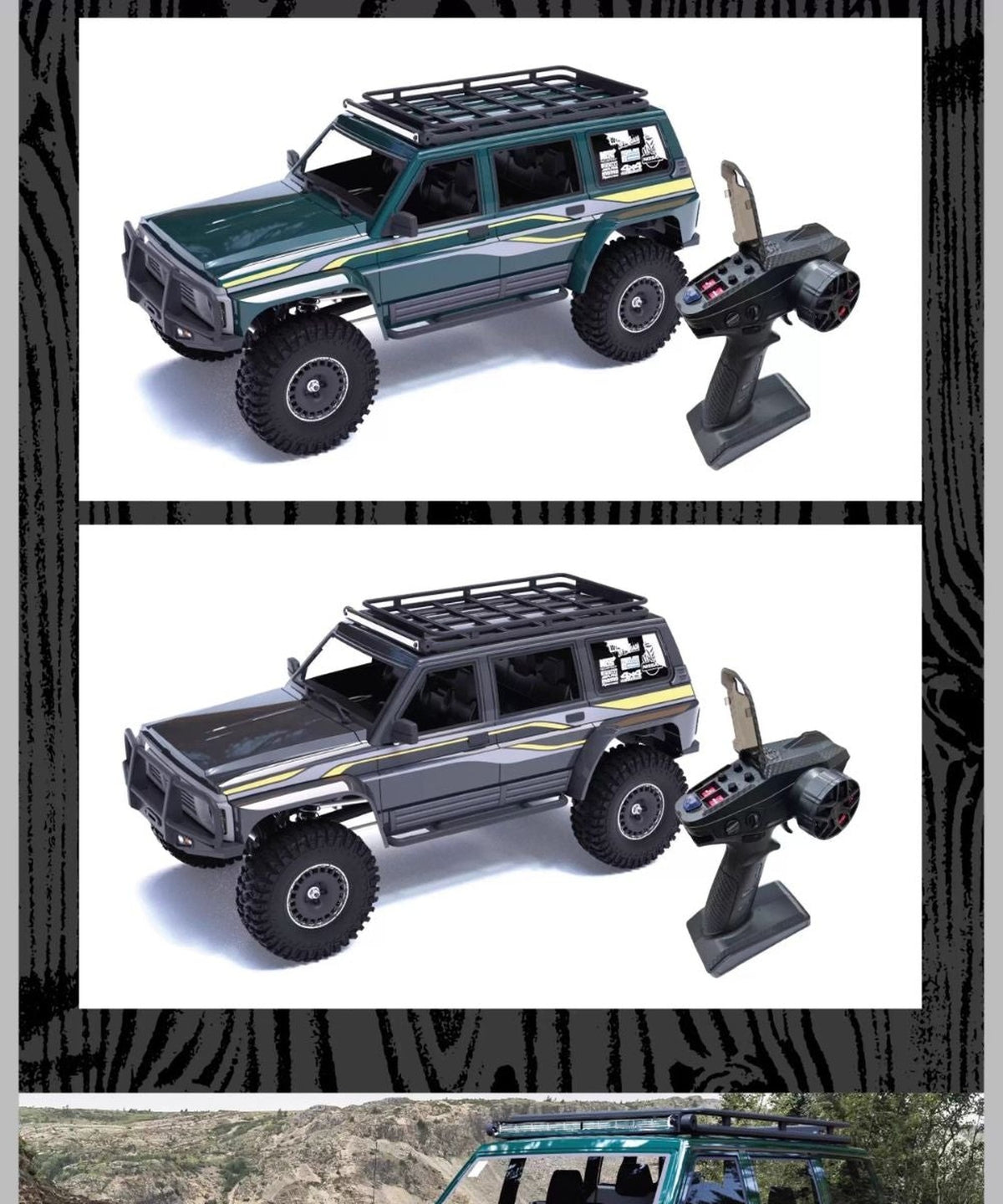 Yikong YK4107 PRO 1/10 4WD Brushless RC Crawler