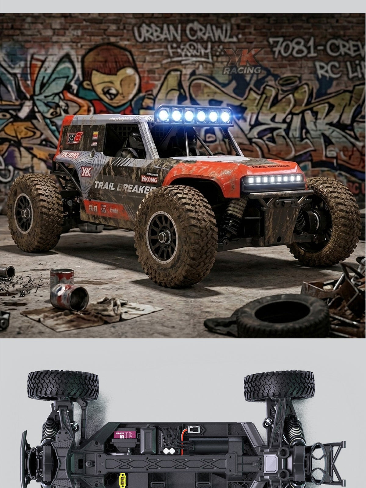 YIKONG YK7081 1/8 TB8 Desert Buggy RC CAR