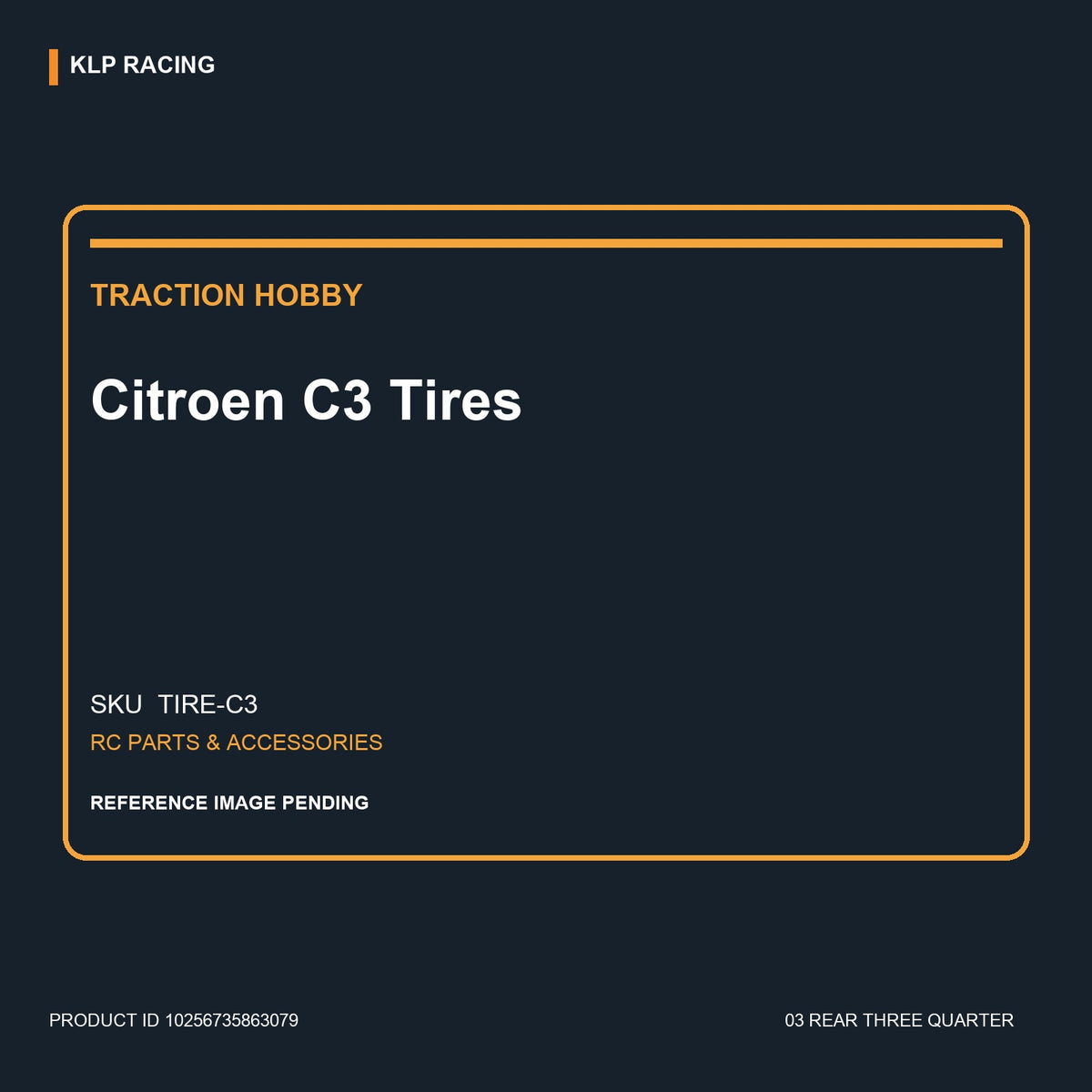 Citroen C3 Tires 03 rear three quarter