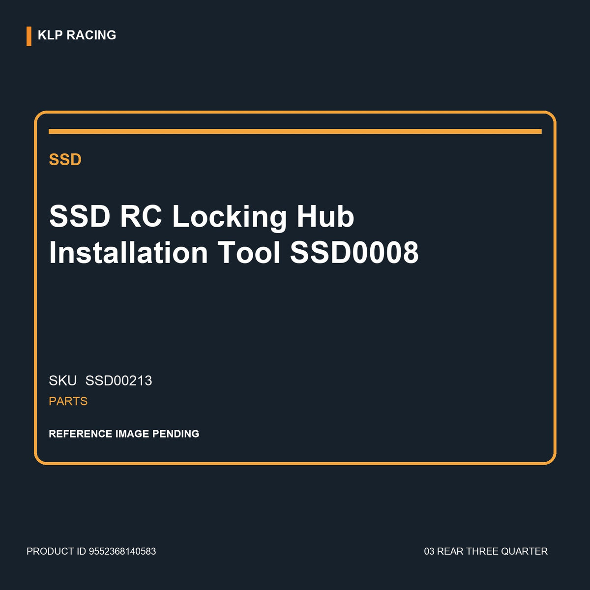 SSD RC Locking Hub Installation Tool SSD0008 03 rear three quarter