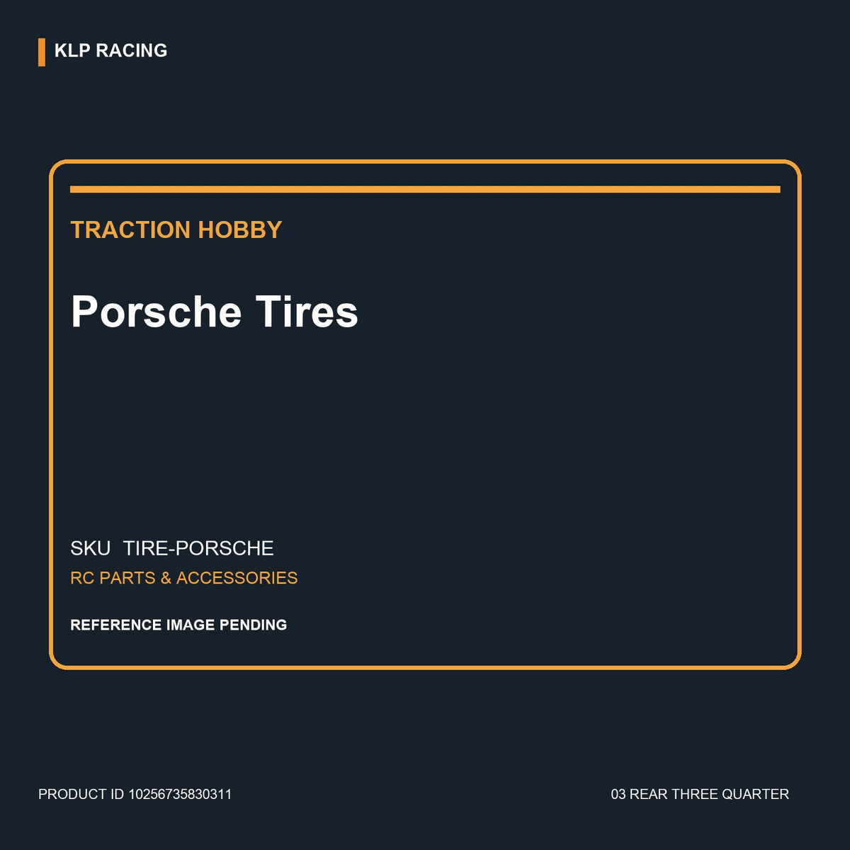 Porsche Tires 03 rear three quarter