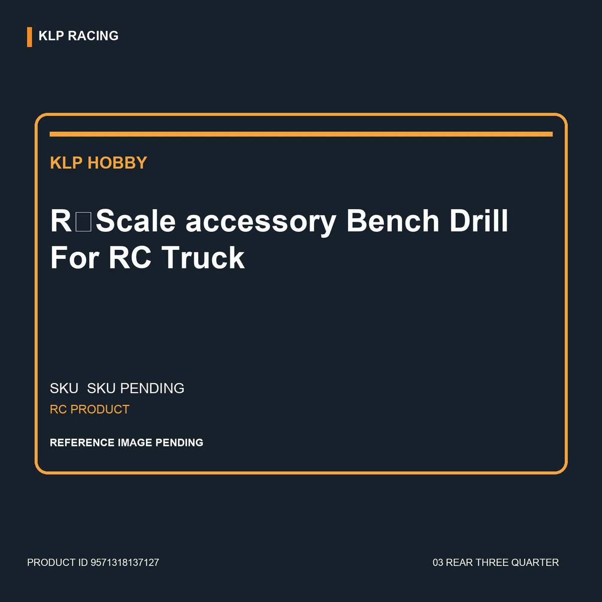 RＣScale accessory Bench Drill For RC Truck 03 rear three quarter