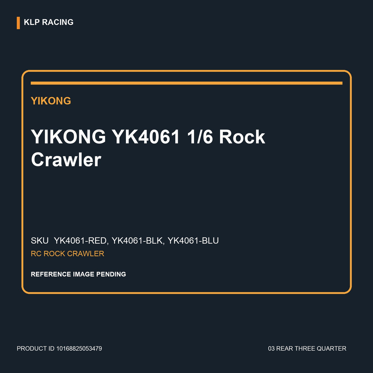 YIKONG YK4061 1/6 Rock Crawler 03 rear three quarter