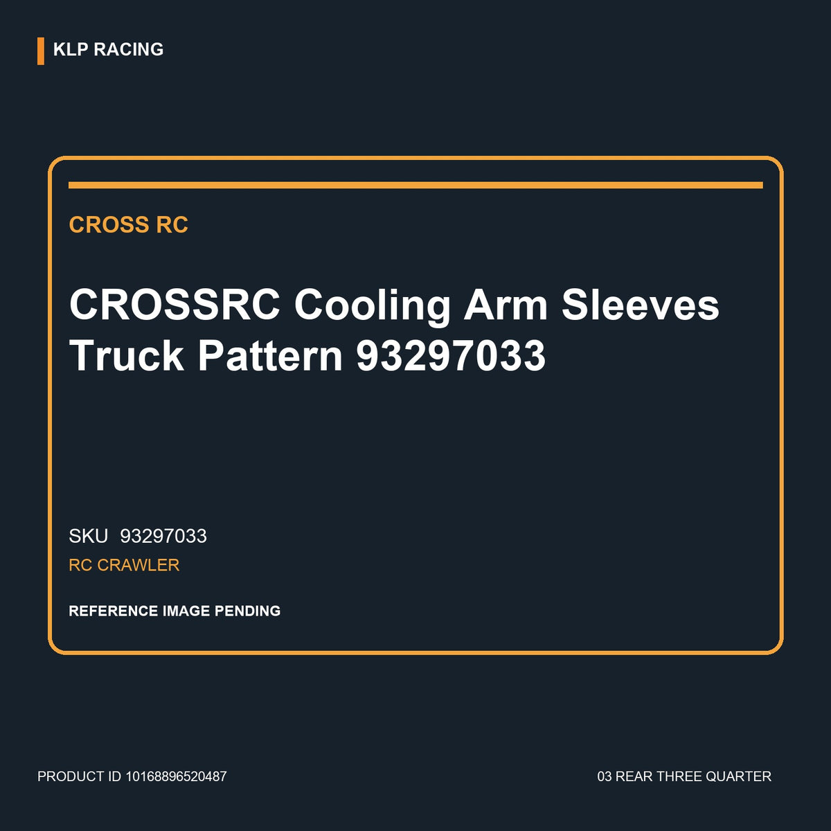 CROSSRC Cooling Arm Sleeves Truck Pattern 93297033 03 rear three quarter