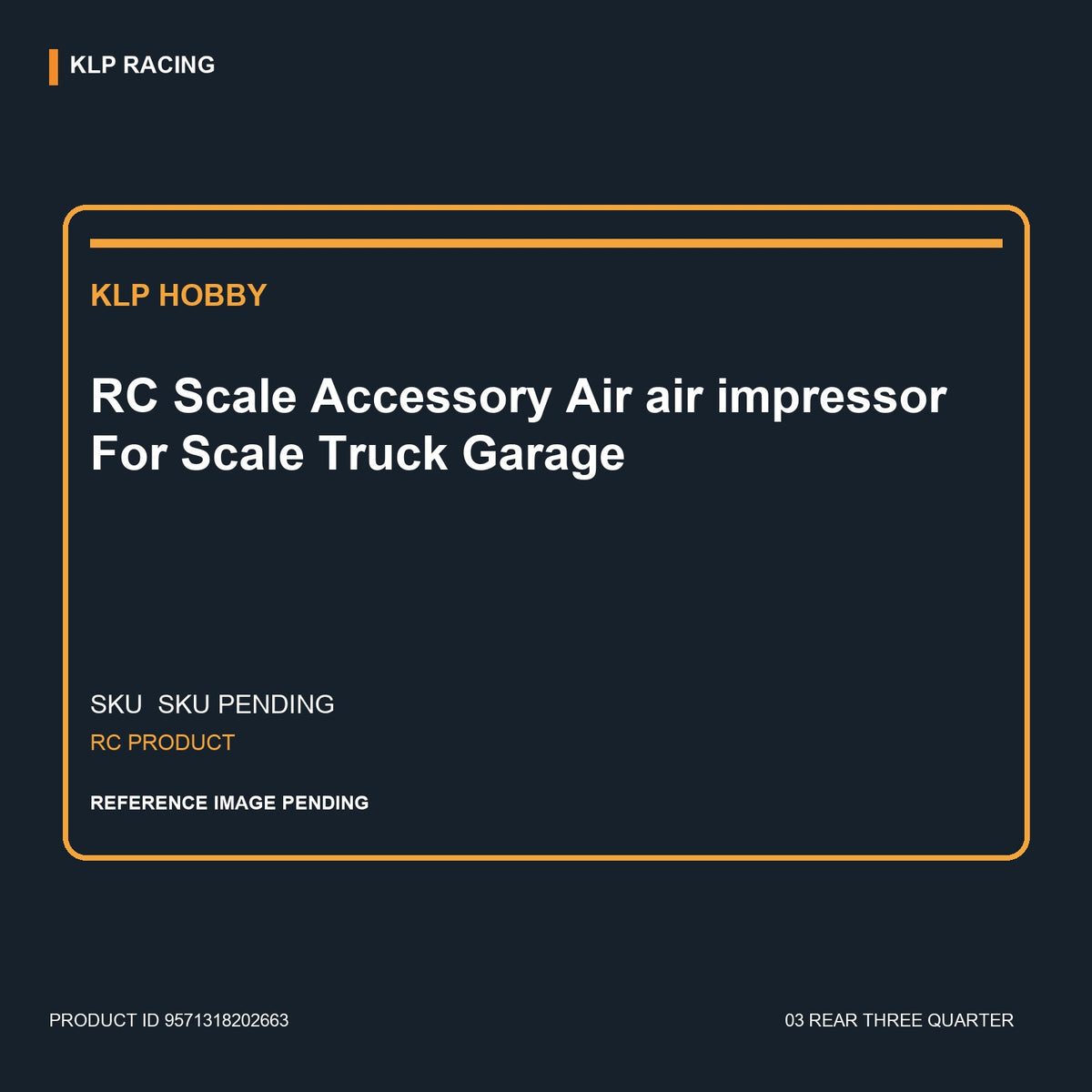 RC  Scale Accessory Air air impressor For Scale Truck Garage 03 rear three quarter