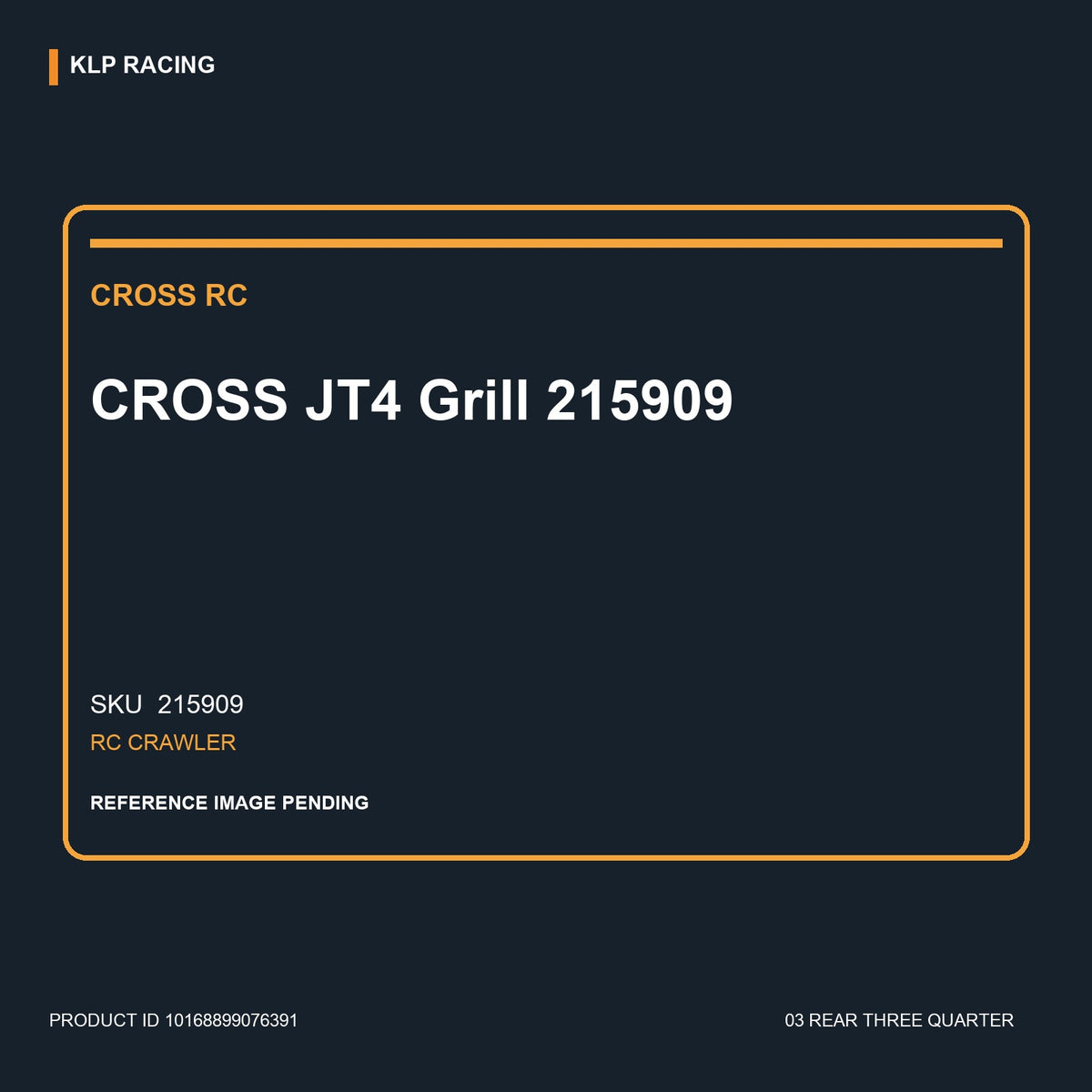 CROSS JT4 Grill 215909 03 rear three quarter