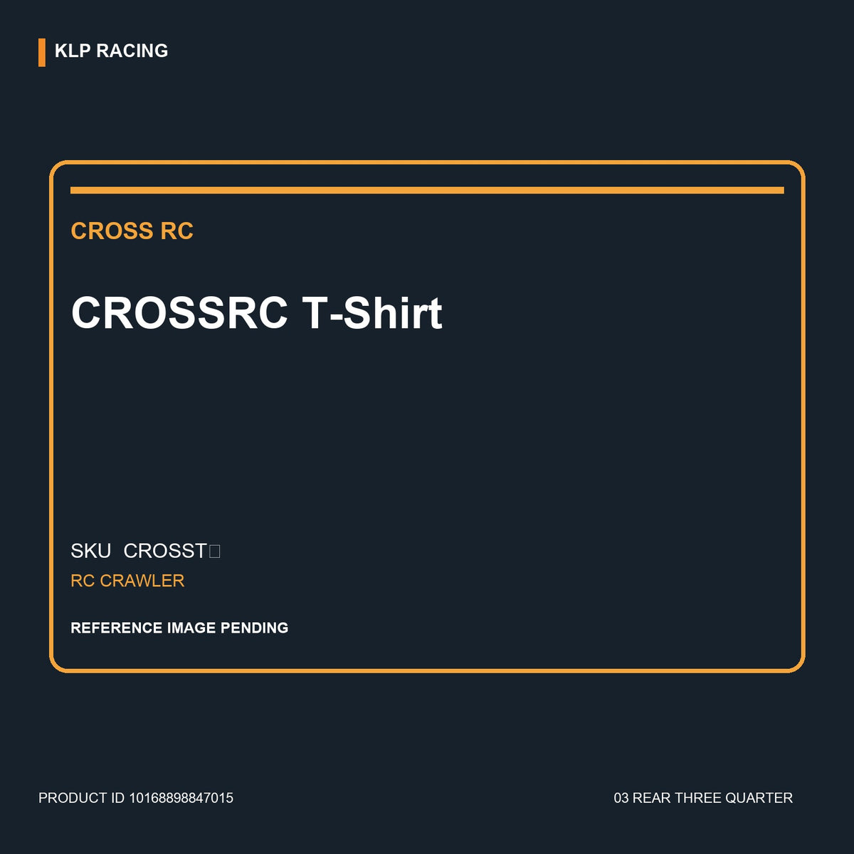 CROSSRC T-Shirt 03 rear three quarter