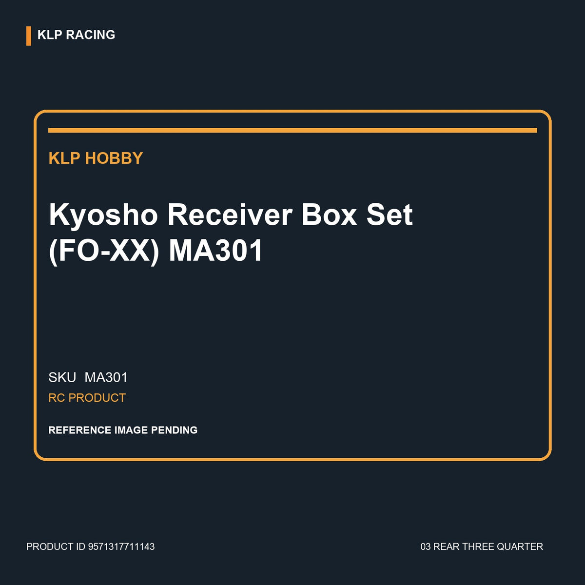 Kyosho Receiver Box Set (FO-XX) MA301 03 rear three quarter