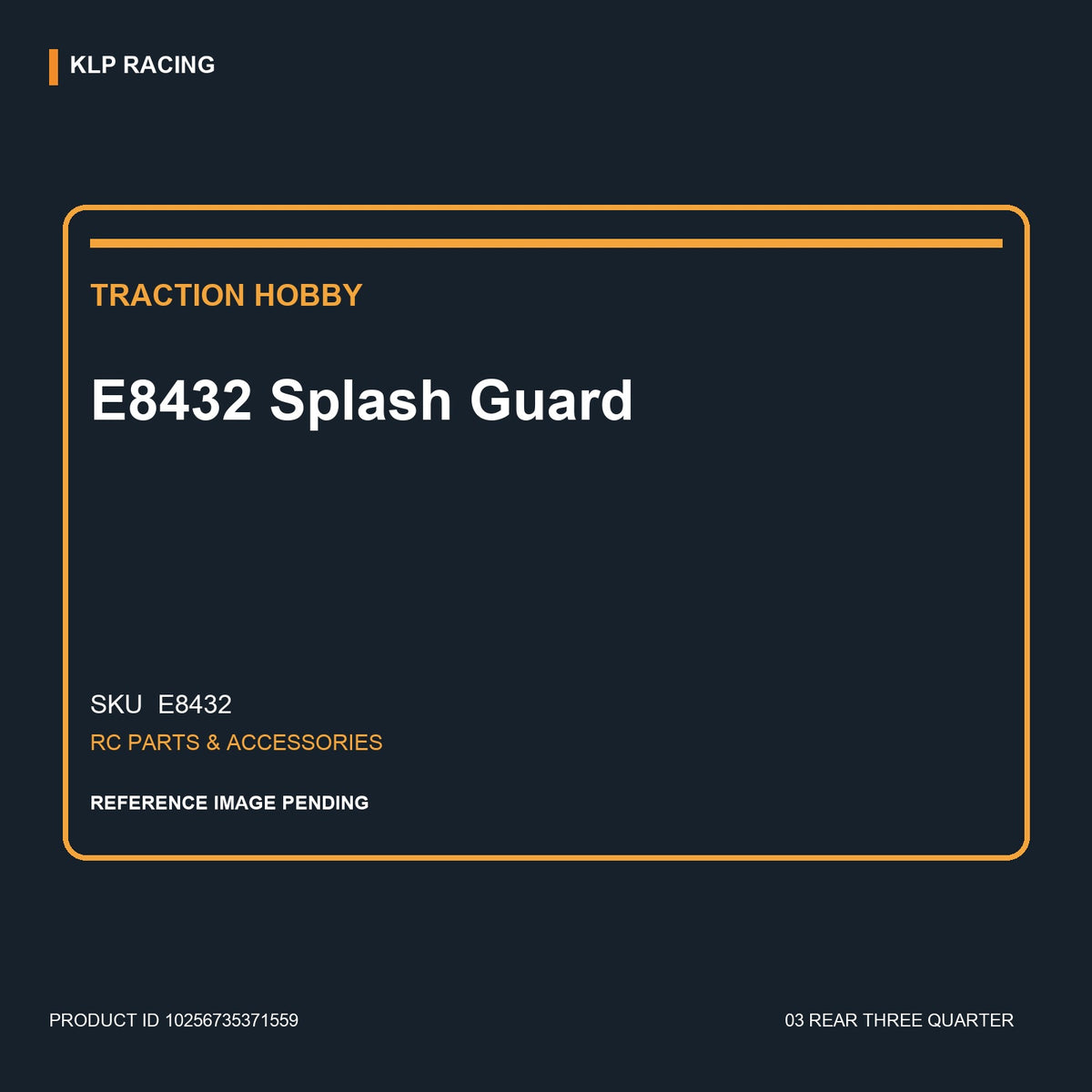 E8432 Splash Guard 03 rear three quarter