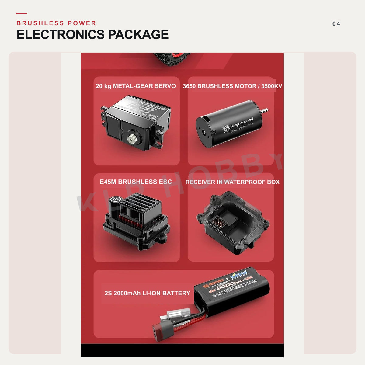 MJX Hyper Go H12P electronics package