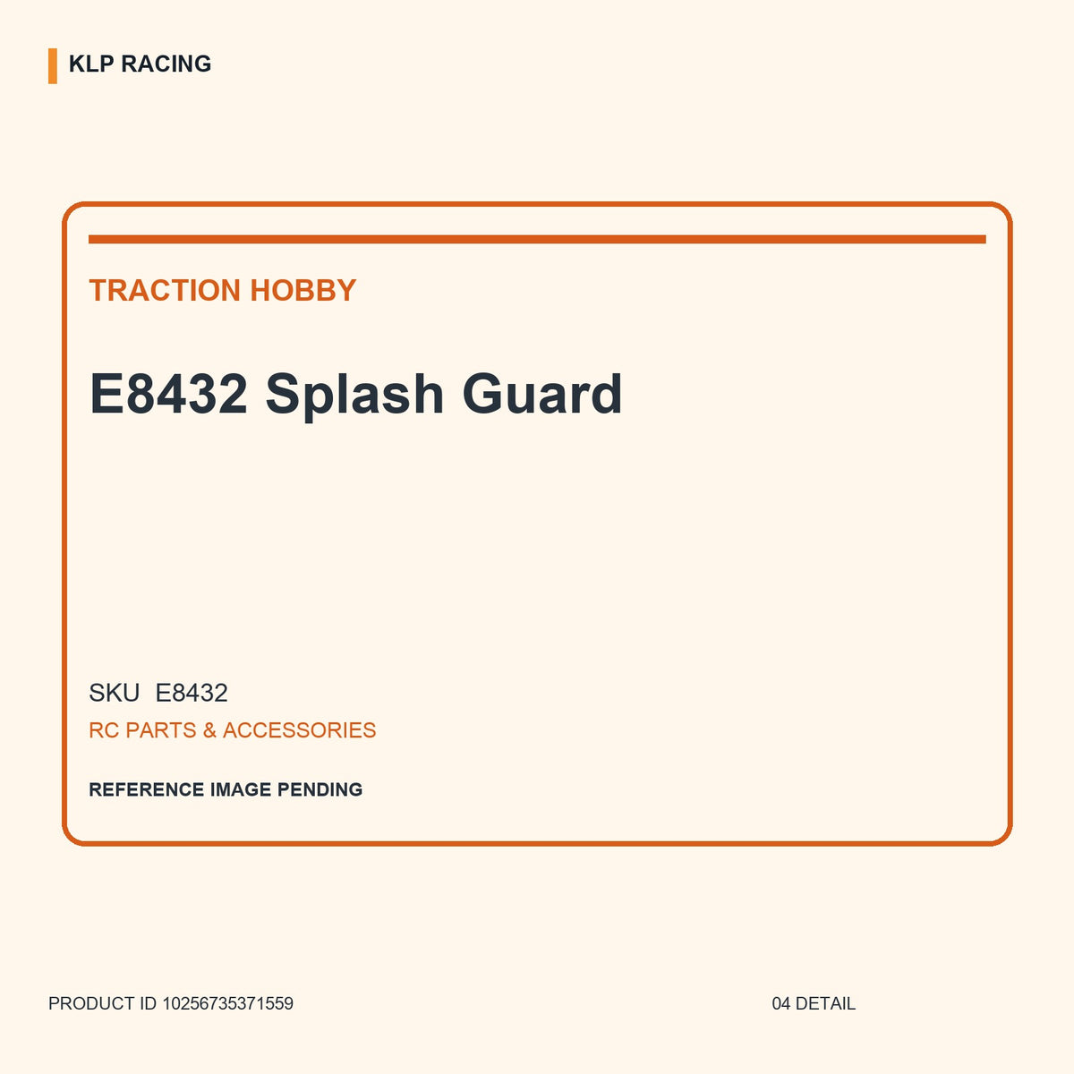 E8432 Splash Guard 04 detail