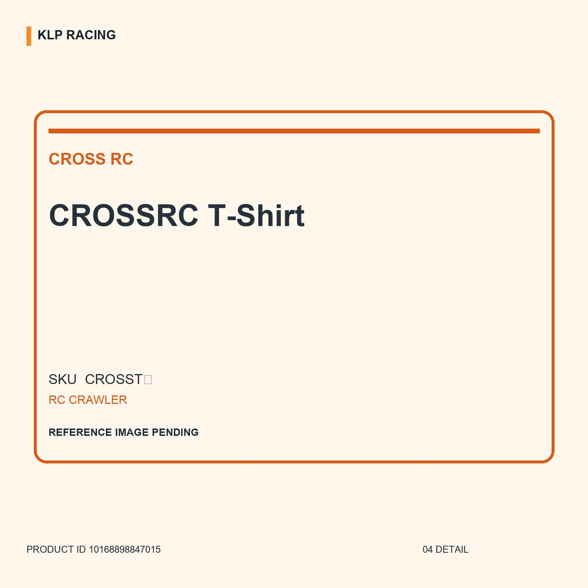 CROSSRC T-Shirt 04 detail