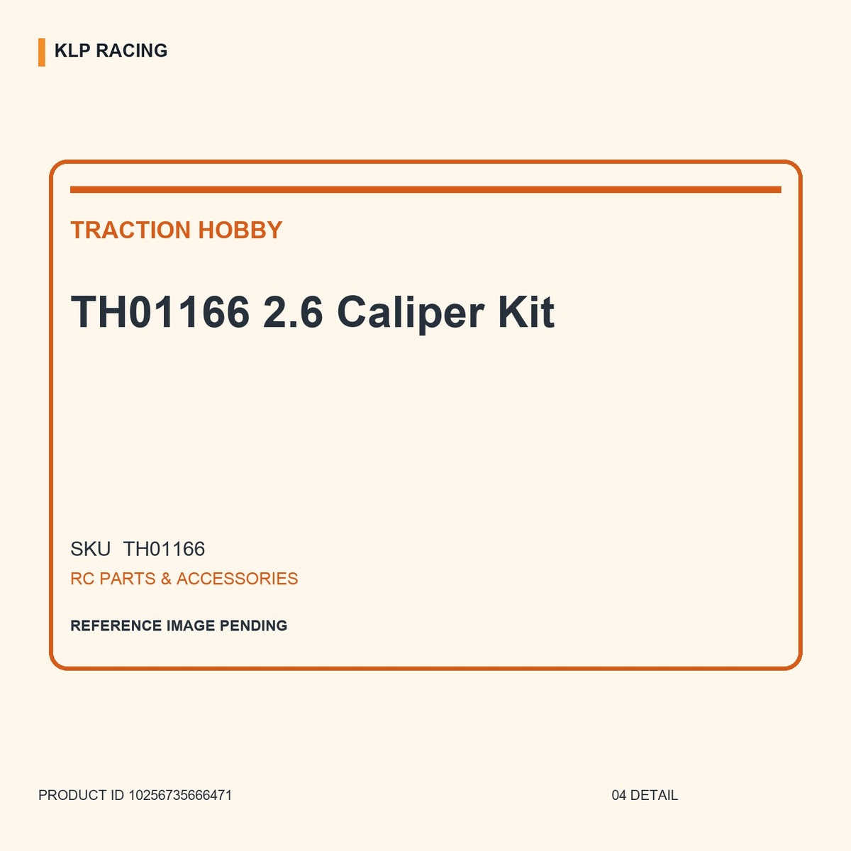 TH01166 2.6 Caliper Kit 04 detail