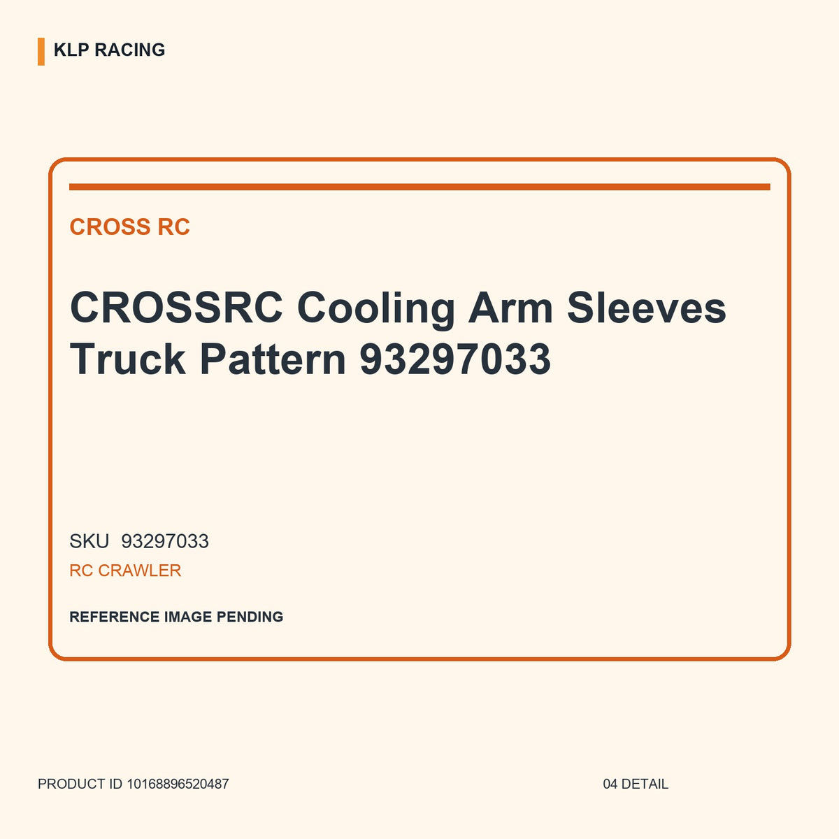 CROSSRC Cooling Arm Sleeves Truck Pattern 93297033 04 detail