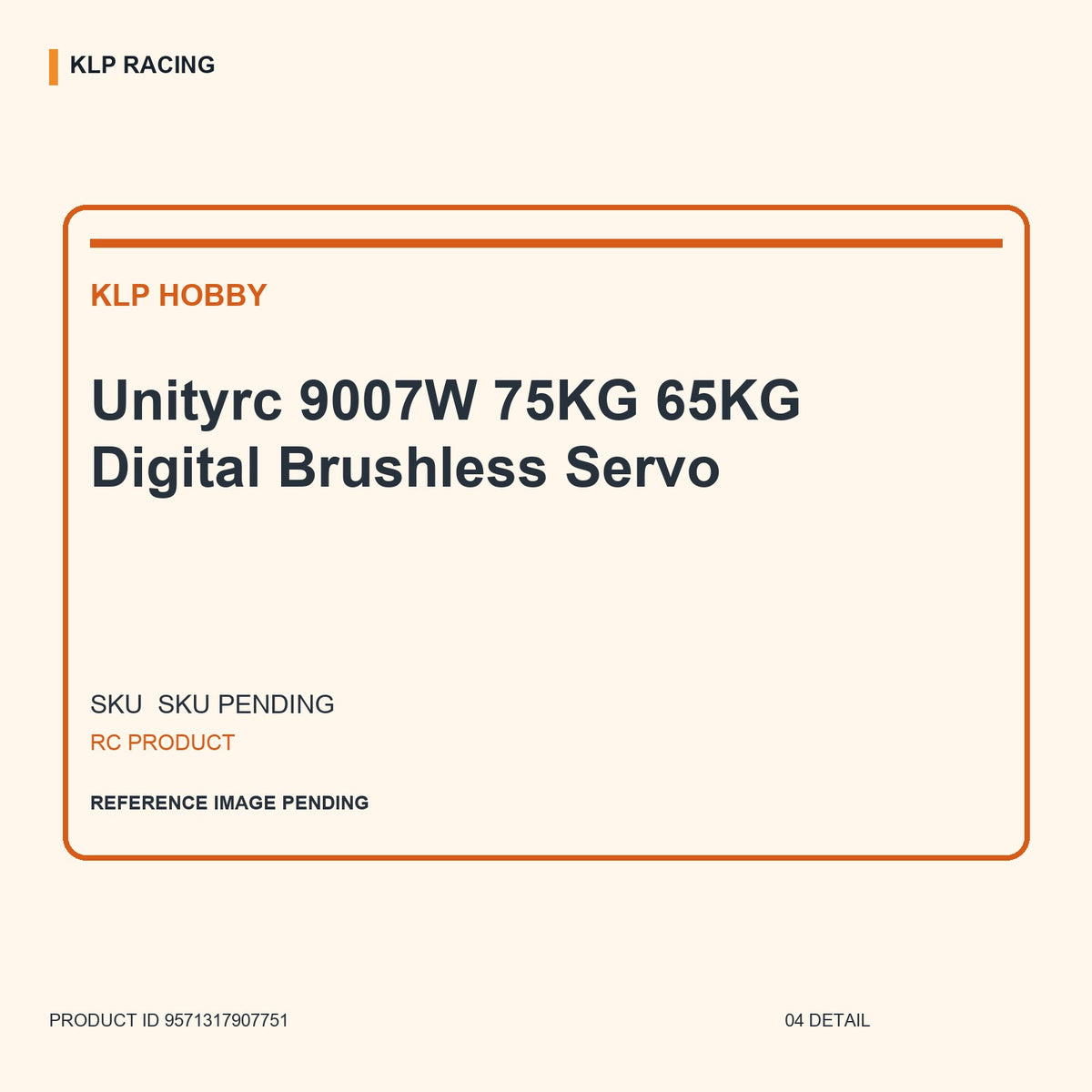 Unityrc 9007W 75KG 65KG  Digital Brushless Servo 04 detail