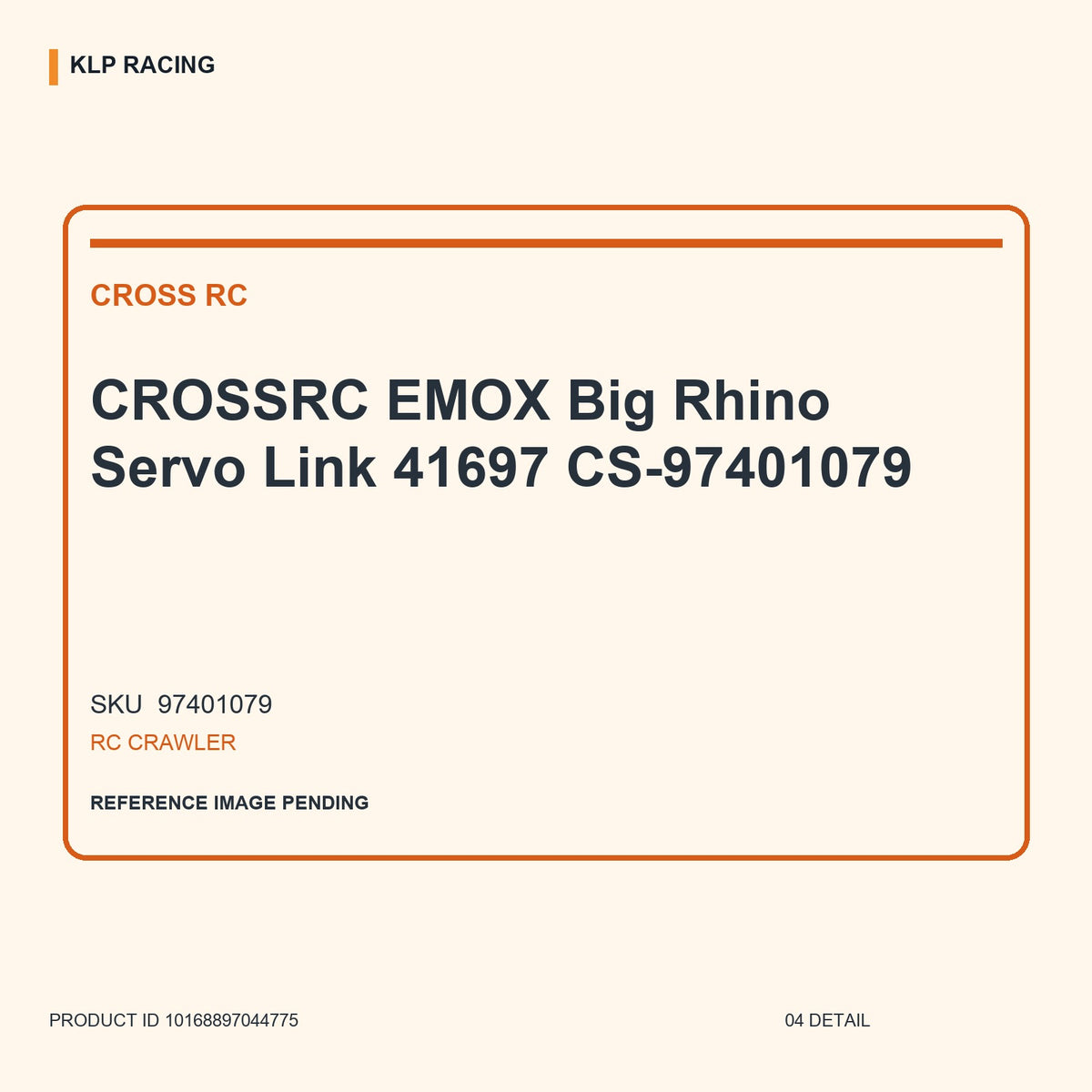 CROSSRC EMOX Big Rhino Servo Link 41697 CS-97401079 04 detail