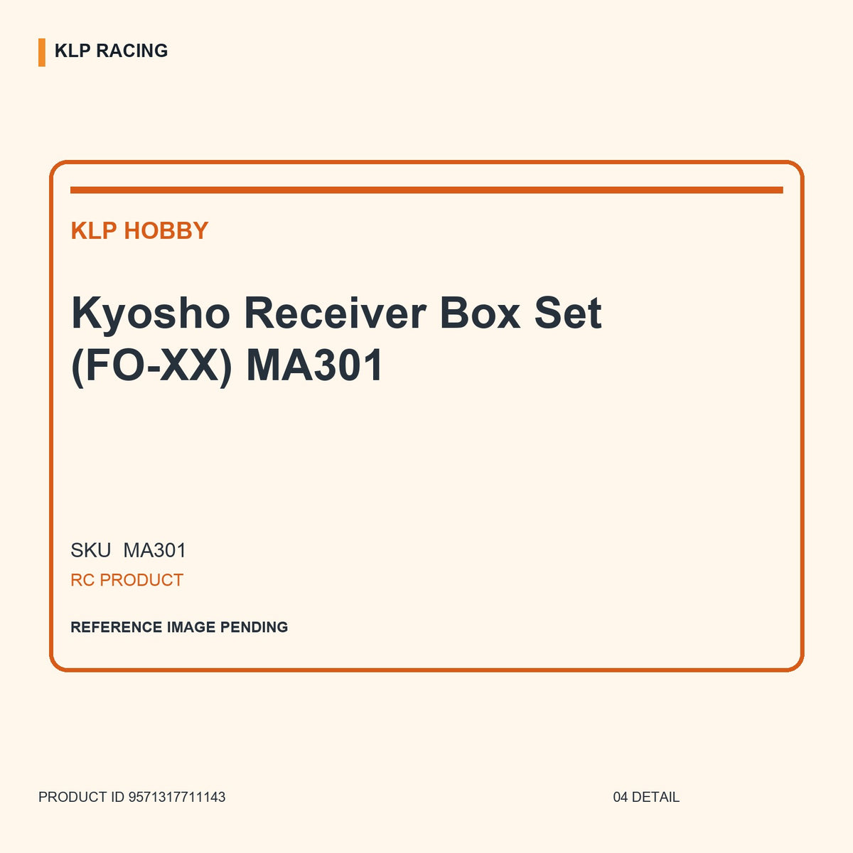 Kyosho Receiver Box Set (FO-XX) MA301 04 detail