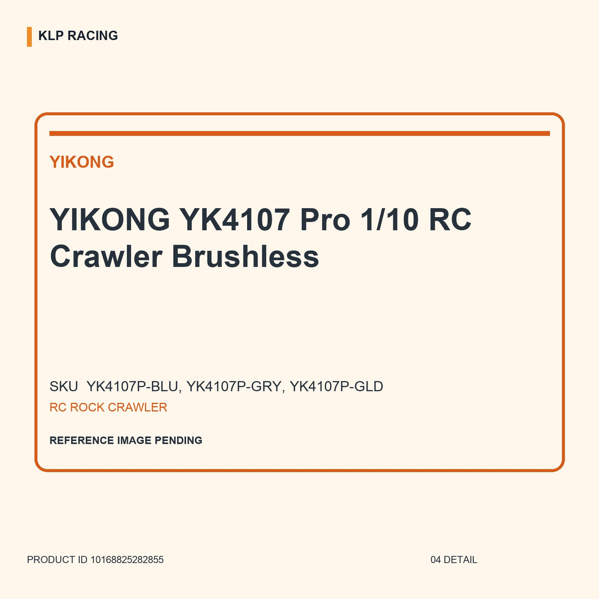 YIKONG YK4107 Pro 1/10 RC Crawler Brushless 04 detail