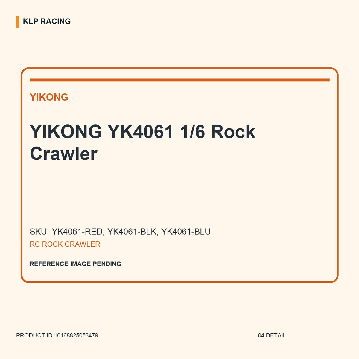 YIKONG YK4061 1/6 Rock Crawler 04 detail