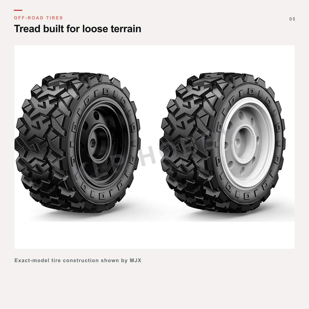 MJX Hyper Go 14211 off-road tires