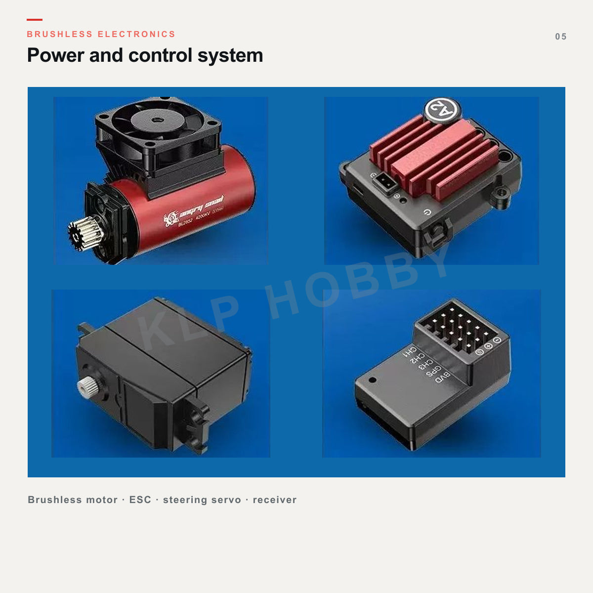 MJX Hyper Go 16212 brushless motor, ESC, steering servo and receiver