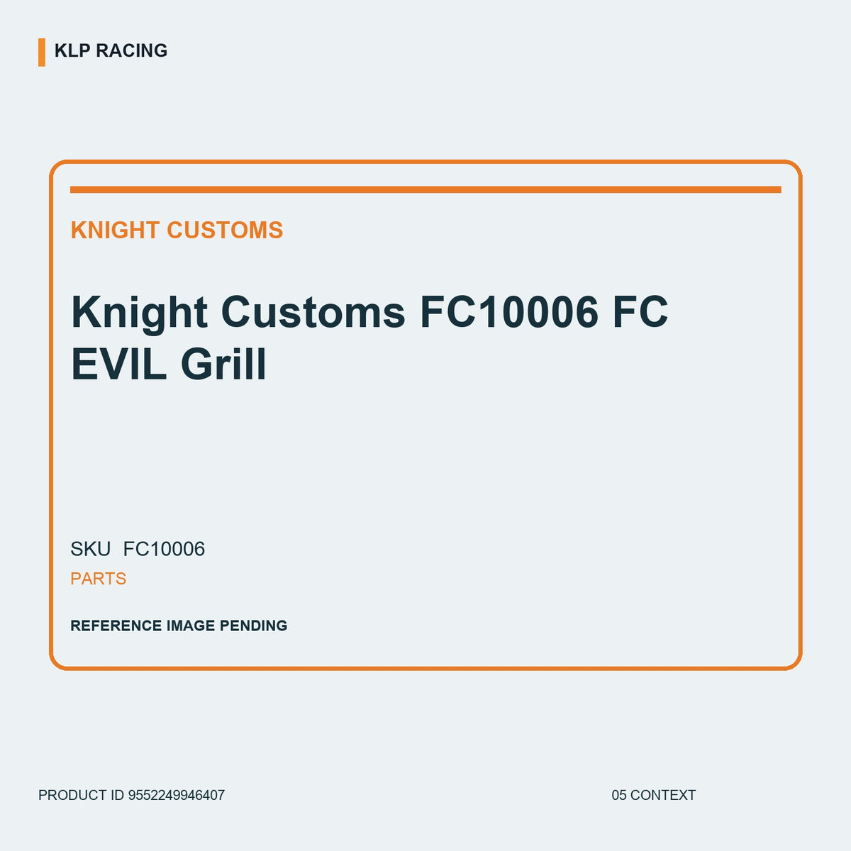 Knight Customs FC10006 FC EVIL Grill 05 context