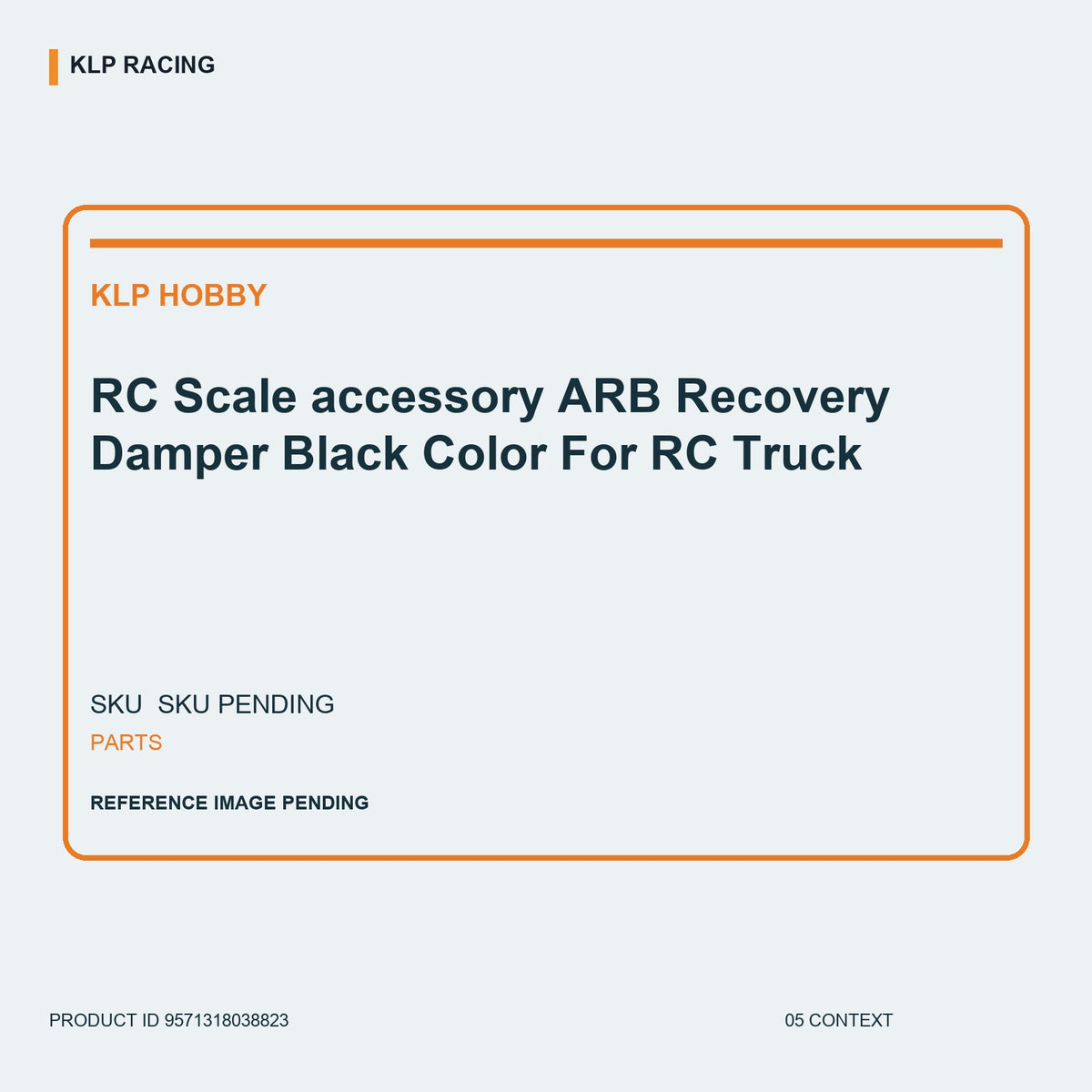 RC Scale accessory ARB Recovery Damper Black Color For RC Truck 05 context