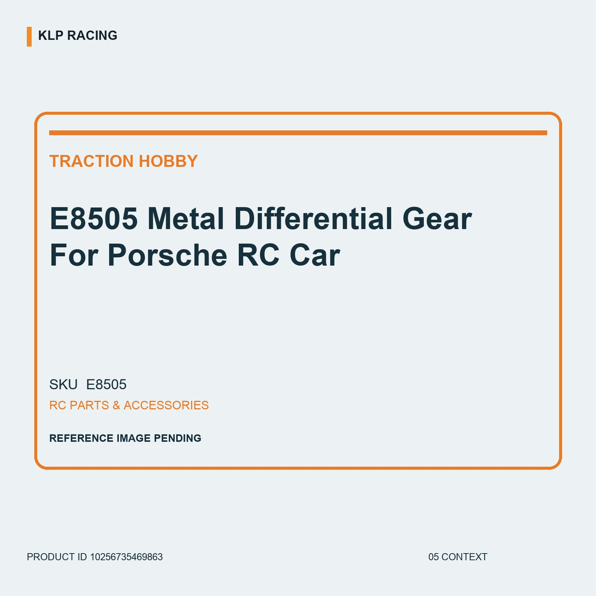 E8505 Metal Differential Gear For Porsche RC Car 05 context