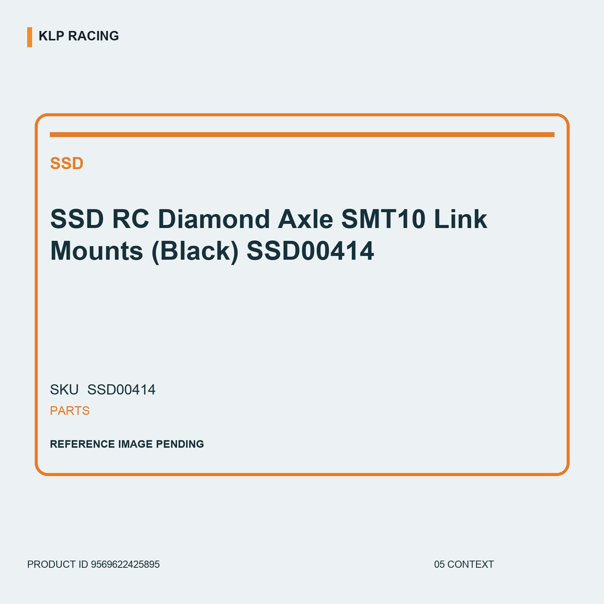 SSD RC Diamond Axle SMT10 Link Mounts (Black) SSD00414 05 context