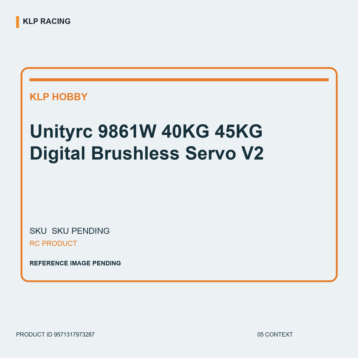Unityrc 9861W 40KG 45KG Digital Brushless Servo V2 05 context