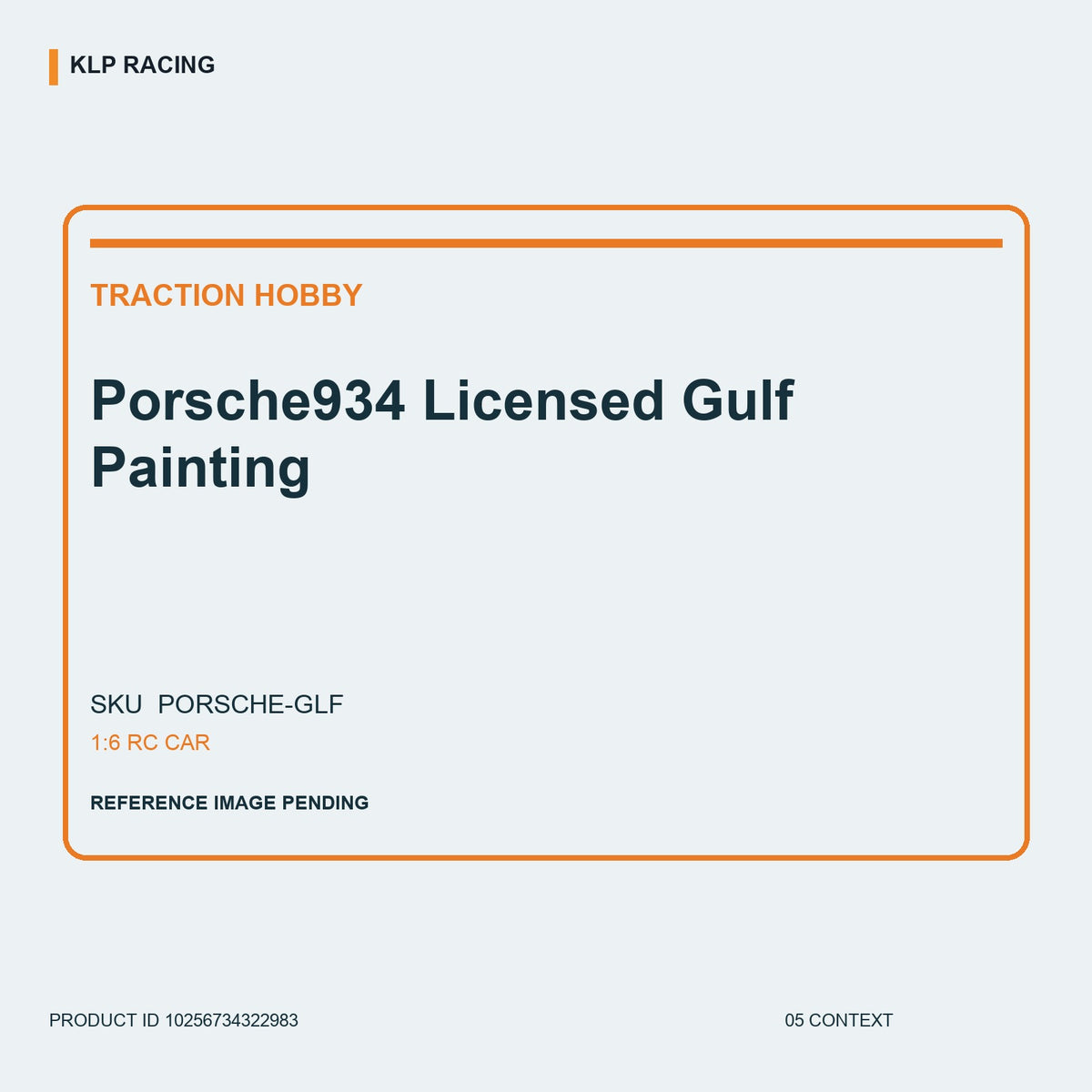 Porsche934 Licensed Gulf Painting 05 context