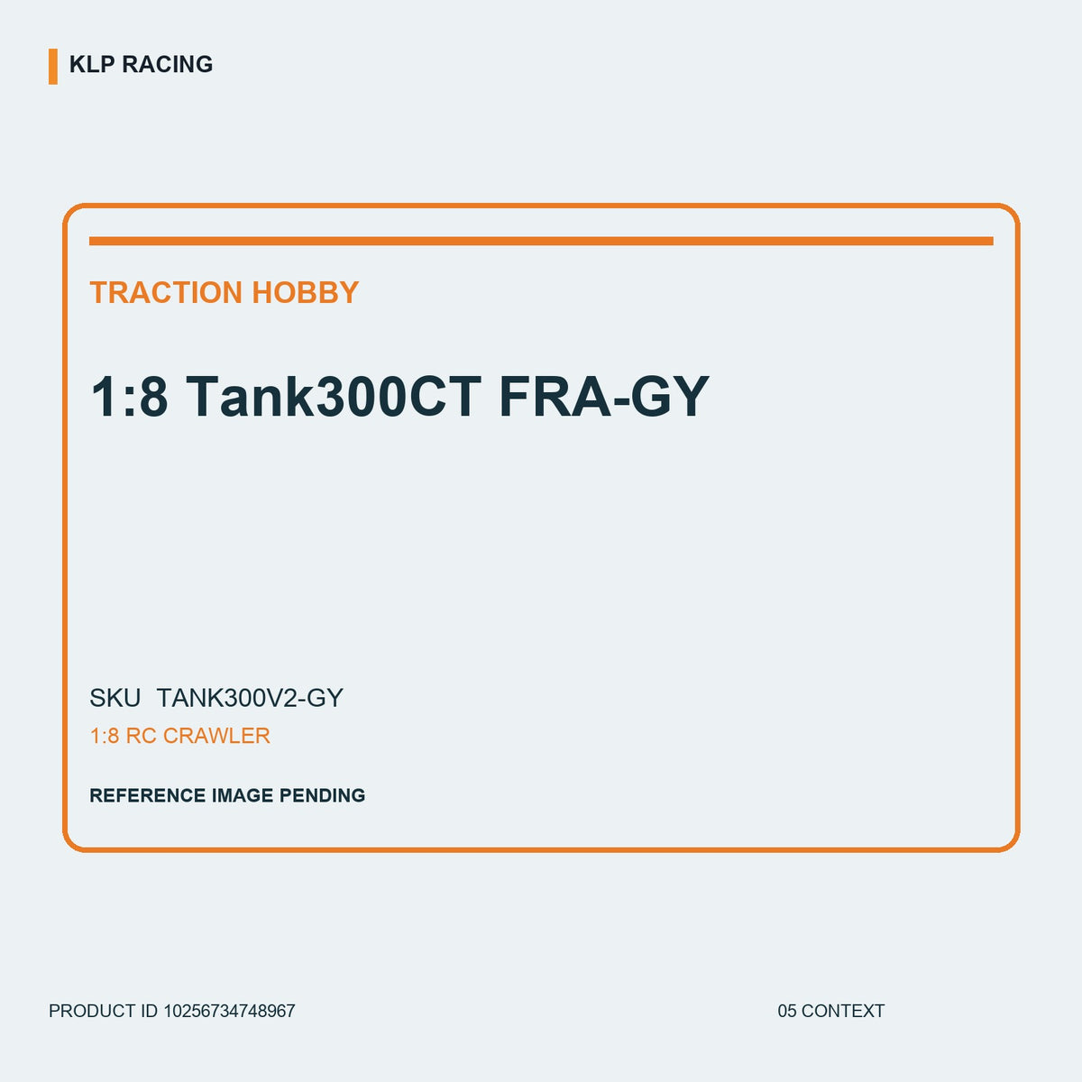 1:8 Tank300CT FRA-GY 05 context