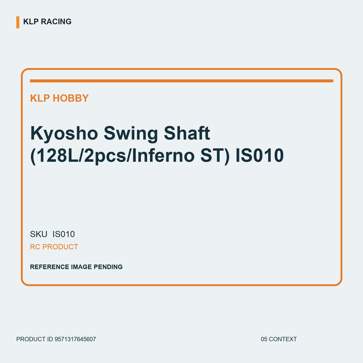 Kyosho Swing Shaft (128L/2pcs/Inferno ST) IS010 05 context