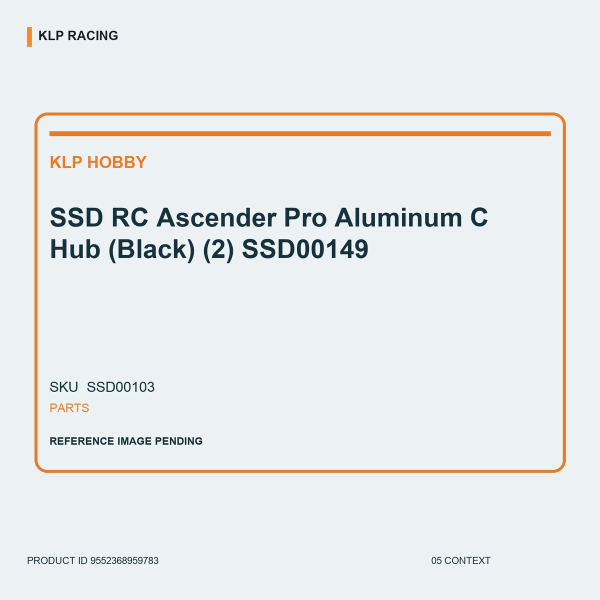 SSD RC Ascender Pro Aluminum C Hub (Black) (2)  SSD00149 05 context