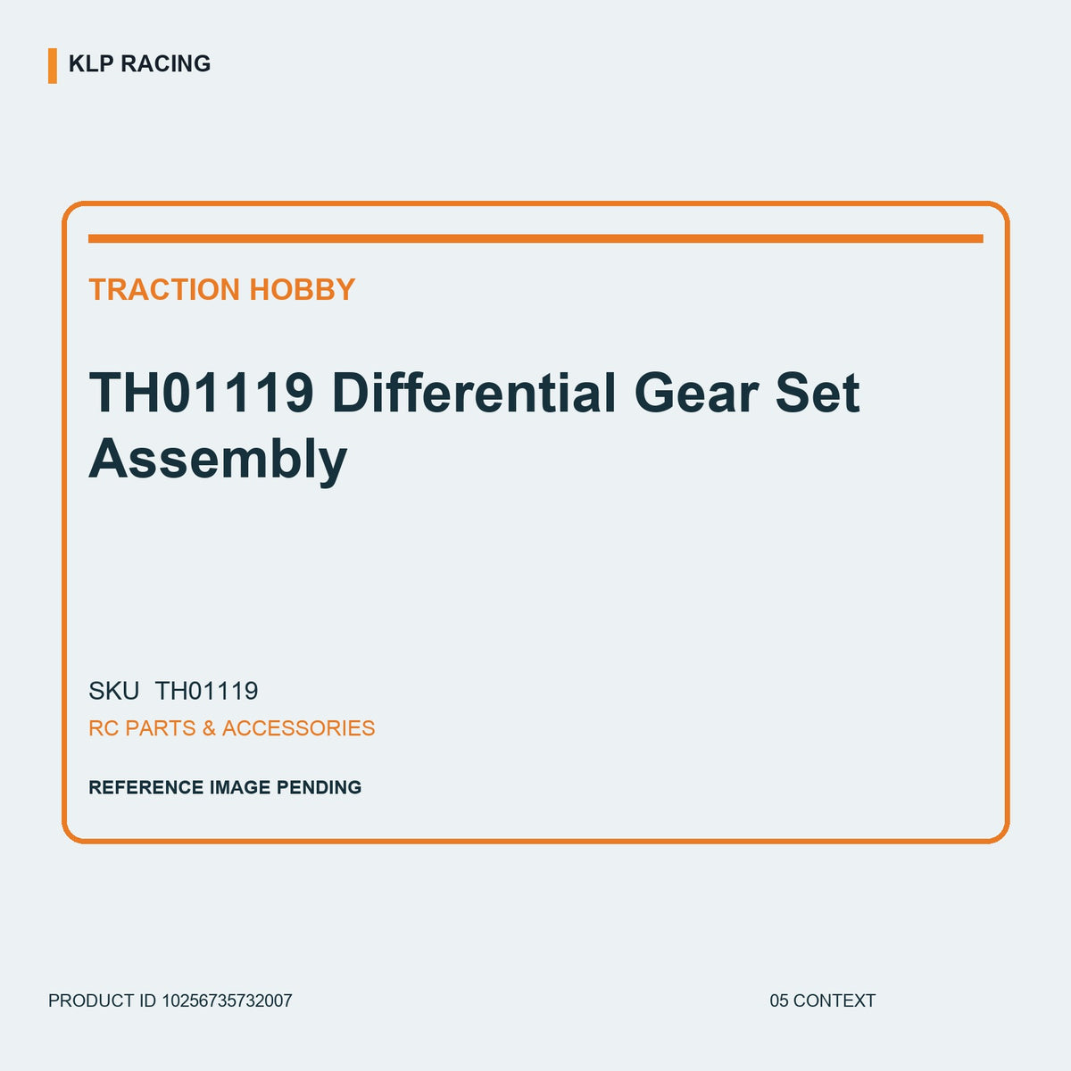 TH01119 Differential Gear Set Assembly 05 context