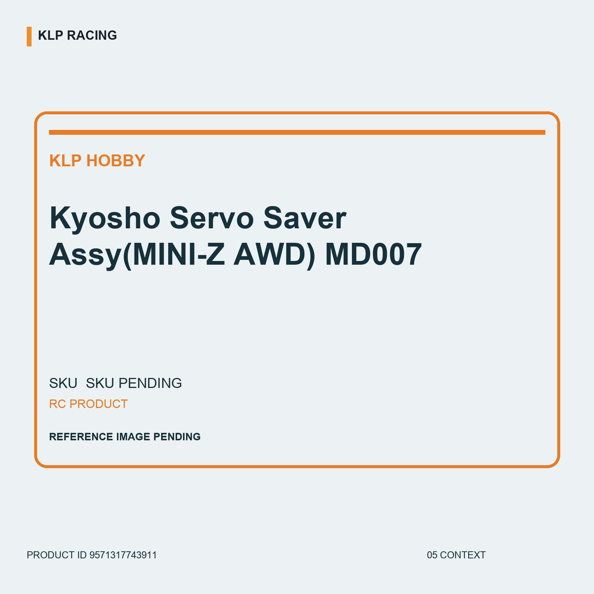 Kyosho Servo Saver Assy(MINI-Z AWD) MD007 05 context