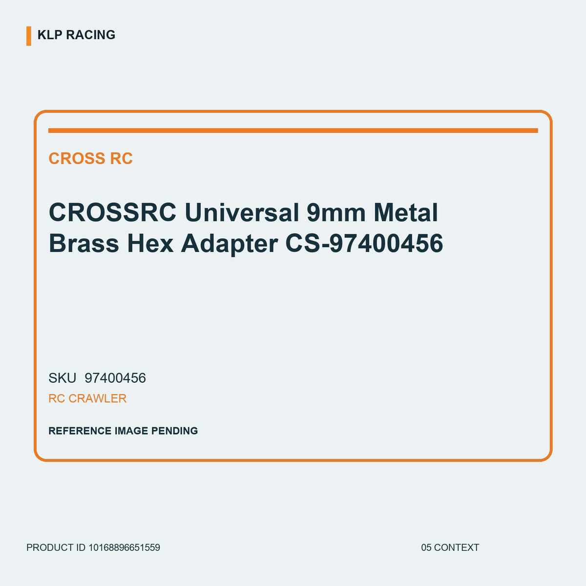 CROSSRC Universal 9mm Metal Brass Hex Adapter CS-97400456 05 context
